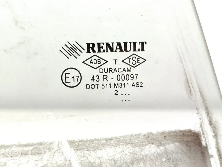 Renault Clio IV Szyba drzwi tylnych 
