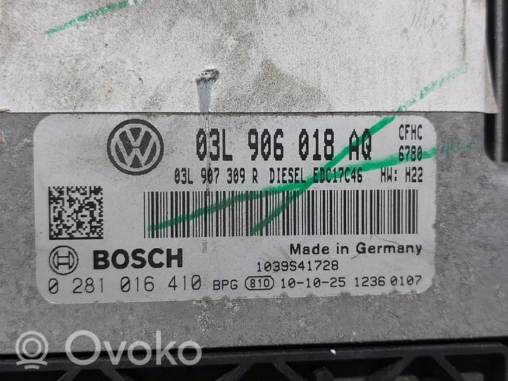 Volkswagen Golf VI Sterownik / Moduł ECU 03L906018AQ