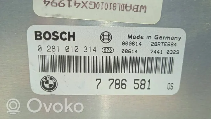 BMW 5 E39 Motorsteuergerät/-modul 7786581