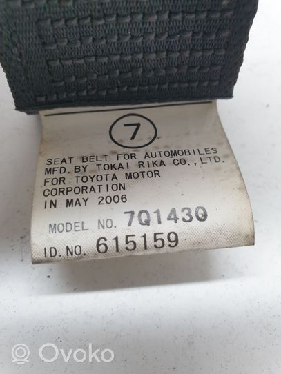 Toyota RAV 4 (XA30) Pas bezpieczeństwa fotela tylnego 7Q1430