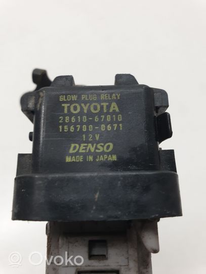 Toyota Auris 150 Przekaźnik / Modul układu ogrzewania wstępnego 2861067010