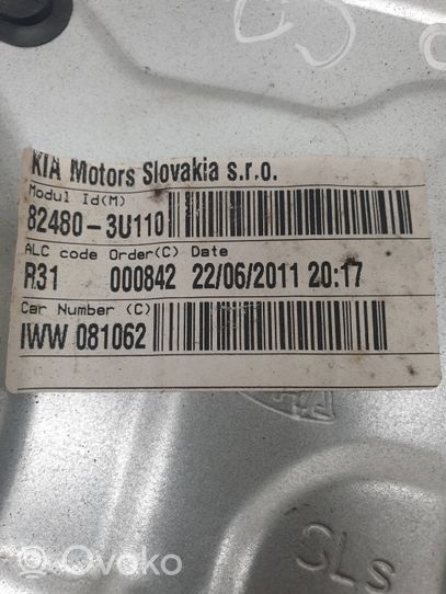 KIA Sportage Priekinio el. lango pakėlimo mechanizmo komplektas 824803U110