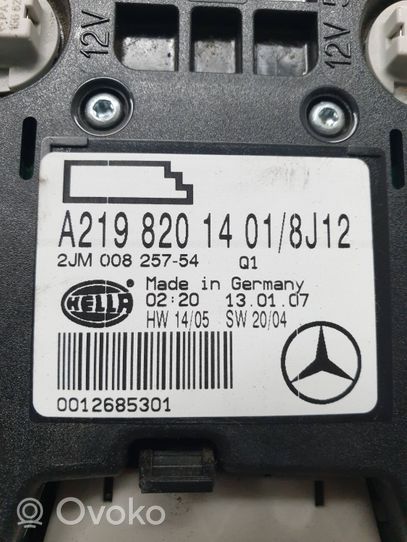 Mercedes-Benz CLS C219 Rear seat light A2198201401