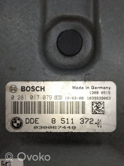 BMW 5 GT F07 Calculateur moteur ECU 8511372