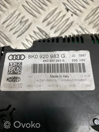 Audi A4 S4 B8 8K Tachimetro (quadro strumenti) 8K0920983G