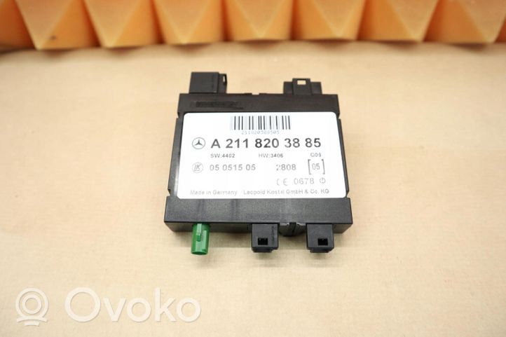 Mercedes-Benz CLS C219 Keyless (KESSY) go control unit/module A2118203885