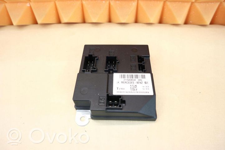 Mercedes-Benz CLS C219 Seat control module A2115458532