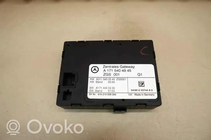 Mercedes-Benz SLK R171 Módulo de control Gateway 1715404945