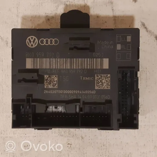 Audi Q5 SQ5 Oven ohjainlaite/moduuli 8K0959792D