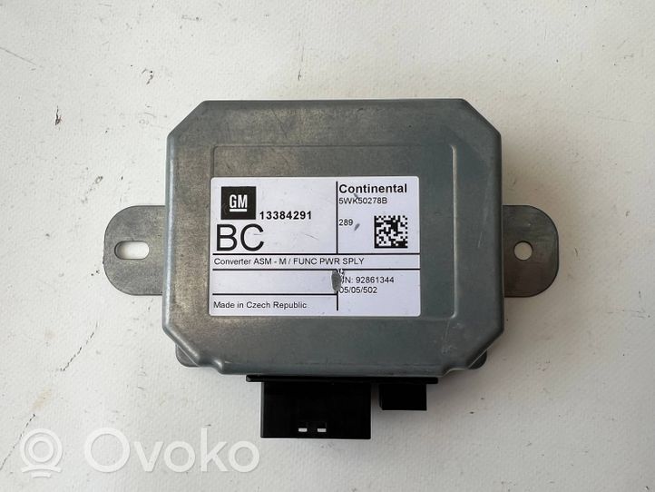 Opel Corsa E GPS navigation control unit/module 13384291