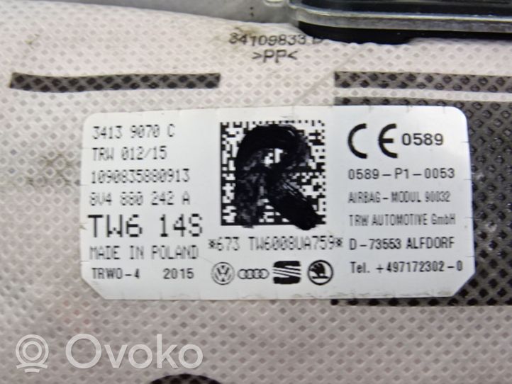 Audi A3 S3 8V Poduszki powietrzne Airbag / Komplet 8V4880742A