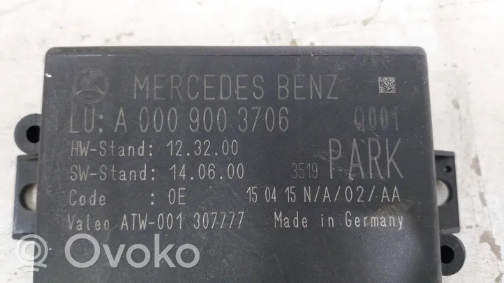 Mercedes-Benz E W212 Centralina/modulo sensori di parcheggio PDC A0009003706