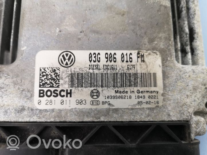 Volkswagen Golf V Centralina/modulo del motore 03G906016FM
