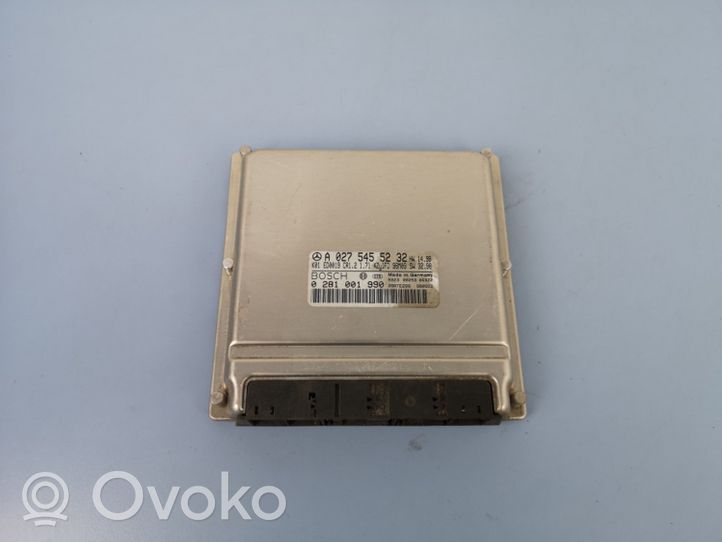 Mercedes-Benz A W168 Calculateur moteur ECU A0275455232