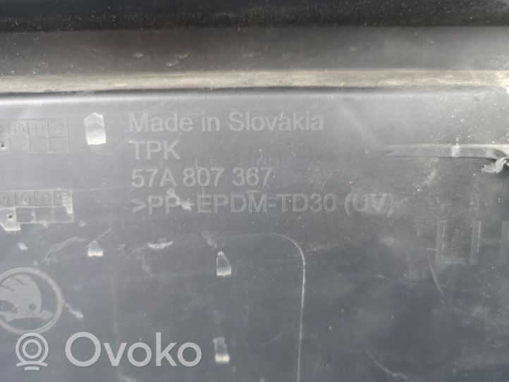 Skoda Karoq Kratka dolna zderzaka przedniego 57A807367