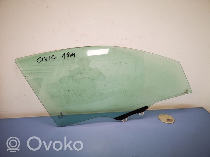 Honda Civic X Front door window glass four-door E643R00049