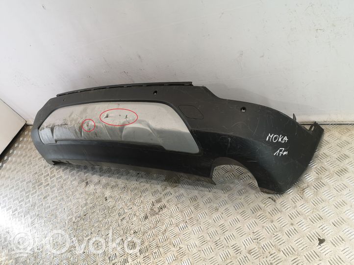 Opel Mokka X Moulure inférieure de pare-chocs arrière 42505613