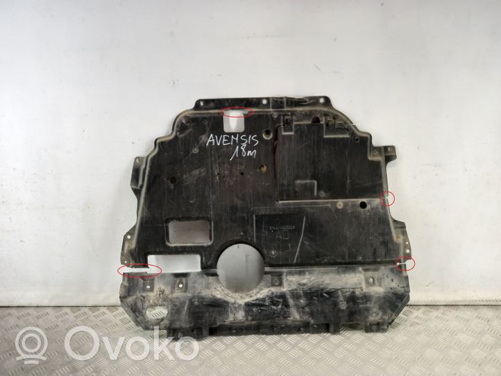 Toyota Avensis T270 Moottorin alustan välipohjan roiskesuoja 5144102320