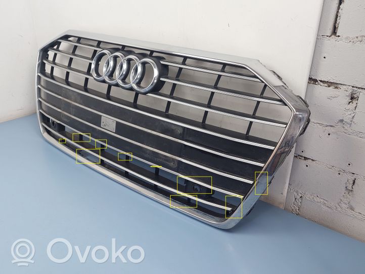 Audi A6 S6 C8 4K Grille calandre supérieure de pare-chocs avant 4K0853651B