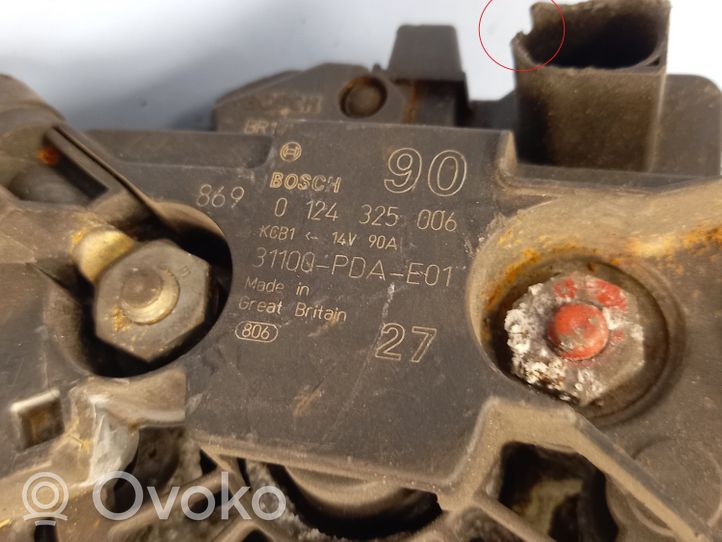 Honda Accord Alternator 0124325006