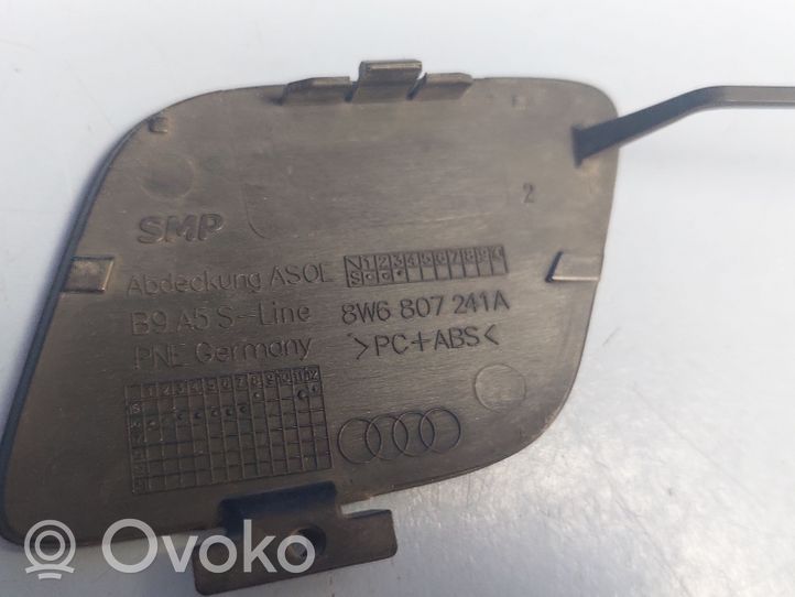 Audi A5 Priekinis tempimo kilpos dangtelis 8W6807241A