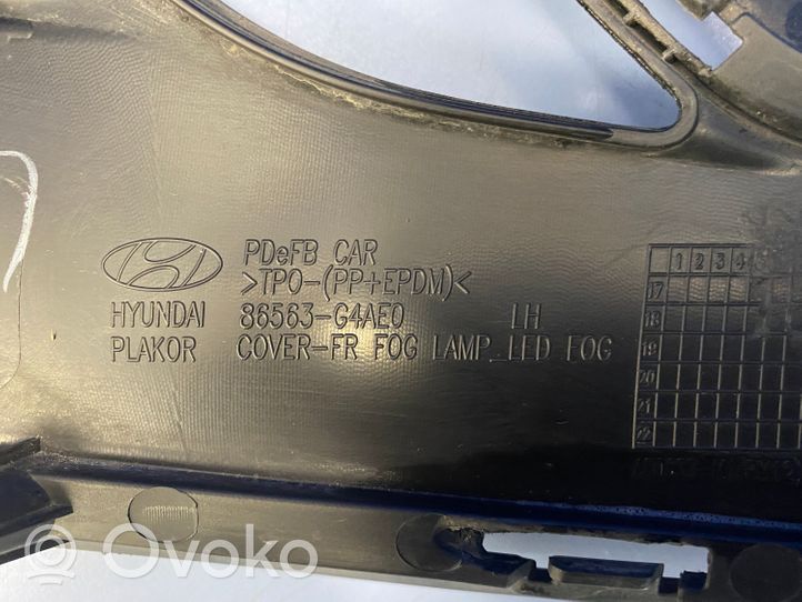 Hyundai i30 Etupuskurin alempi jäähdytinsäleikkö 86563G4AE0