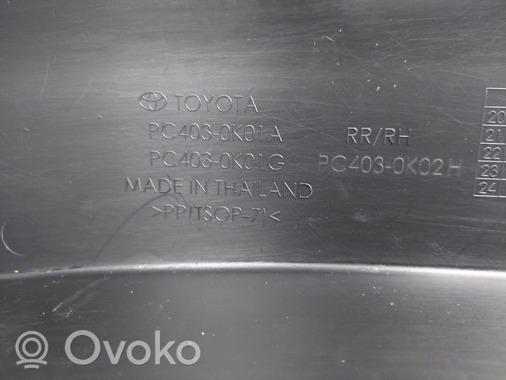 Toyota Hilux (AN120, AN130) Rivestimento passaruota posteriore PC4030K01A