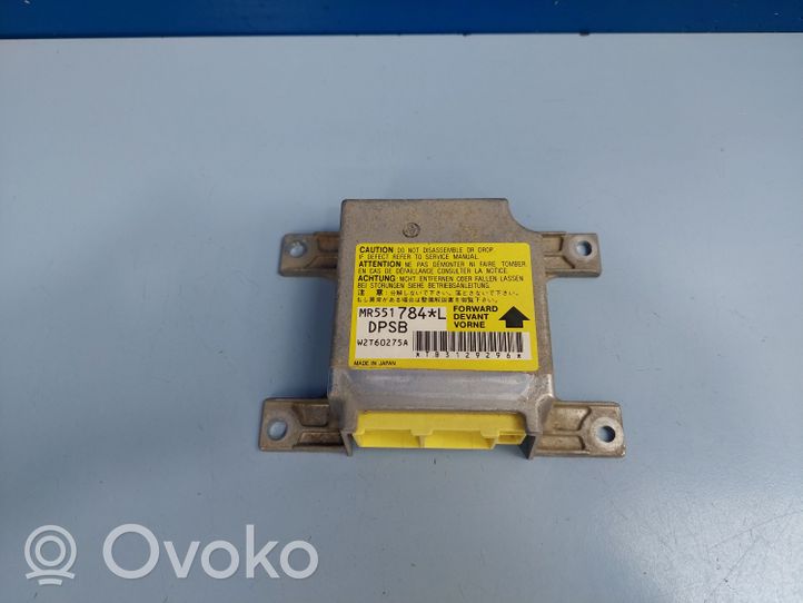 Mitsubishi Pajero Sterownik / Moduł Airbag MR551784