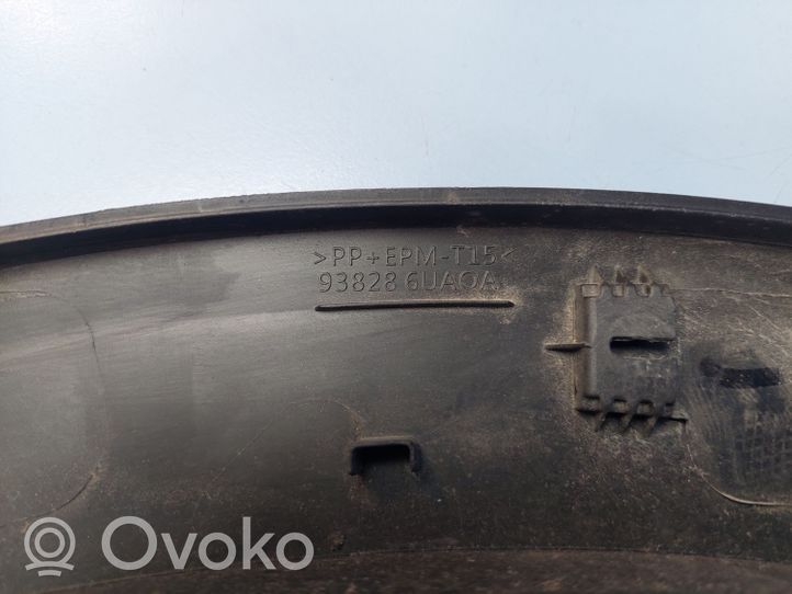 Nissan Qashqai J12 Listwa błotnika tylnego 938286UAOA