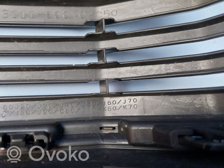 Toyota Land Cruiser (J150) Griglia superiore del radiatore paraurti anteriore 5311160C10