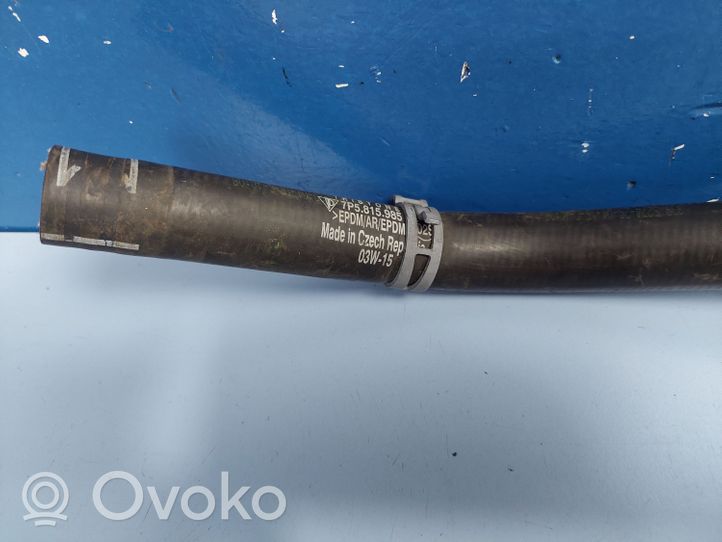 Porsche Cayenne (92A) Durite de refroidissement tube 