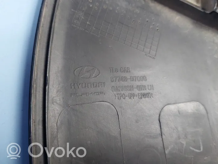 Hyundai Tucson TL Takalokasuojan koristelista 87743D7000