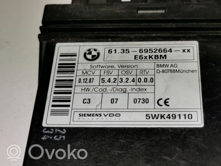 BMW 5 E60 E61 Modulo comfort/convenienza 6952664