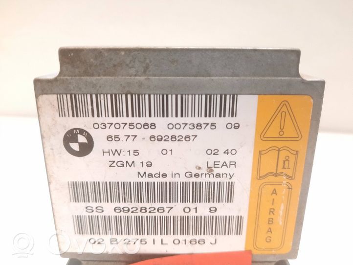 BMW 7 E65 E66 Airbag control unit/module 6928267