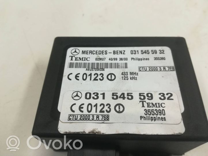 Mercedes-Benz Vito Viano W638 Door central lock control unit/module 0315455932