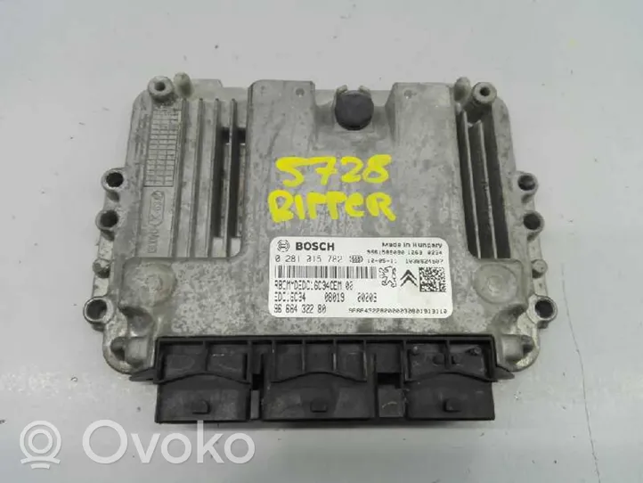 Peugeot Bipper Calculateur moteur ECU 0281015782