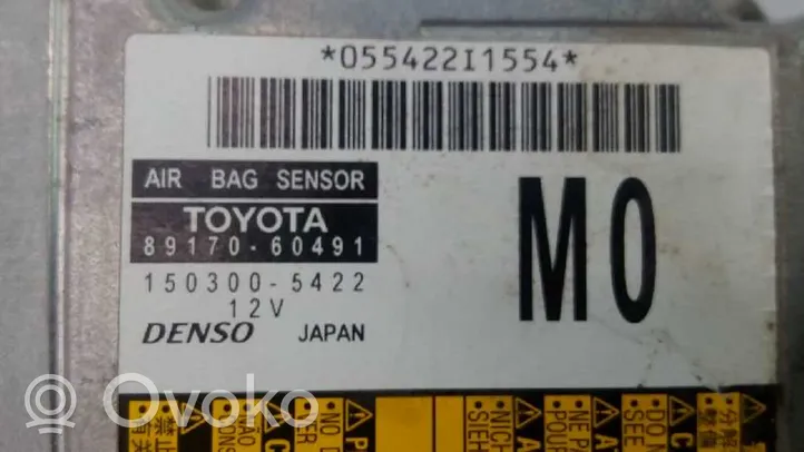 Toyota Land Cruiser (J120) Sterownik / Moduł Airbag 8917060491