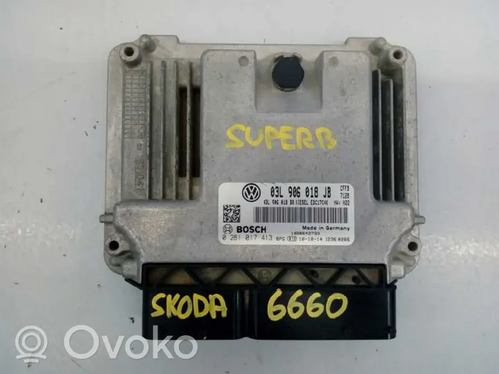 Skoda Superb B6 (3T) Sterownik / Moduł ECU 03L906018JB