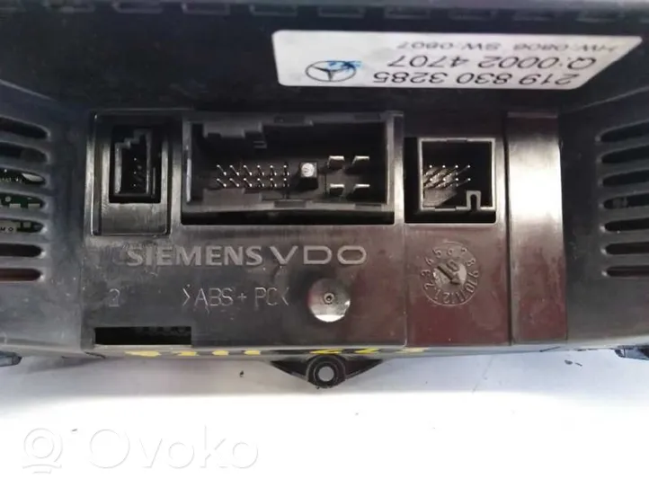 Mercedes-Benz CLS C218 AMG Panel klimatyzacji 2198303285