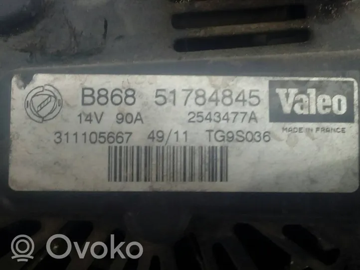 Peugeot Bipper Generator/alternator 51784845