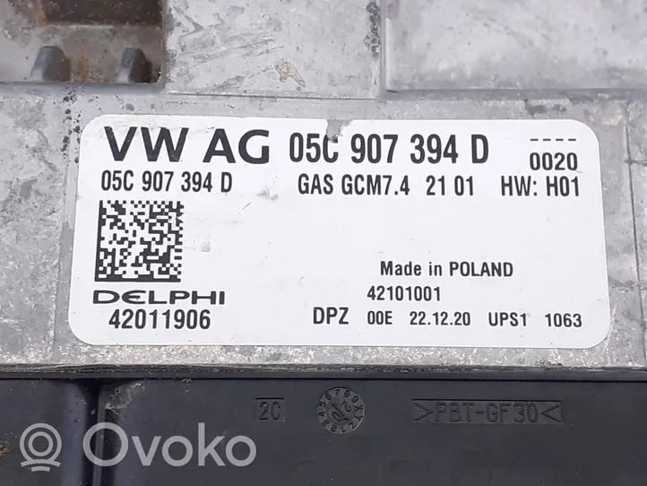 Volkswagen T-Cross Sterownik / Moduł ECU 05C907394D