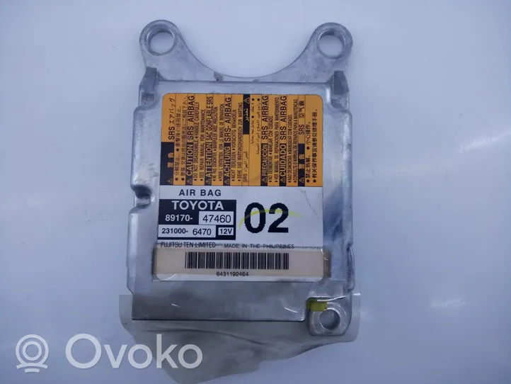 Toyota Prius (XW50) Sterownik / Moduł Airbag 8917047460