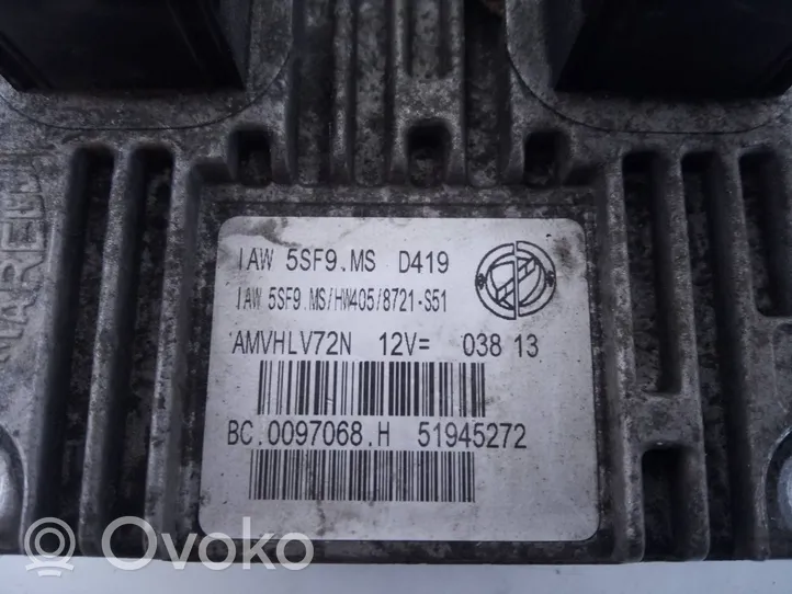 Fiat 500 Moottorin ohjainlaite/moduuli 51945272