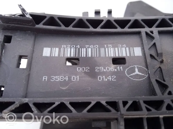 Mercedes-Benz GLK (X204) Zamek drzwi przednich A2047601534