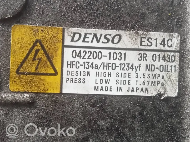 Toyota Prius (XW50) Oro kondicionieriaus kompresorius (siurblys) 0422001031