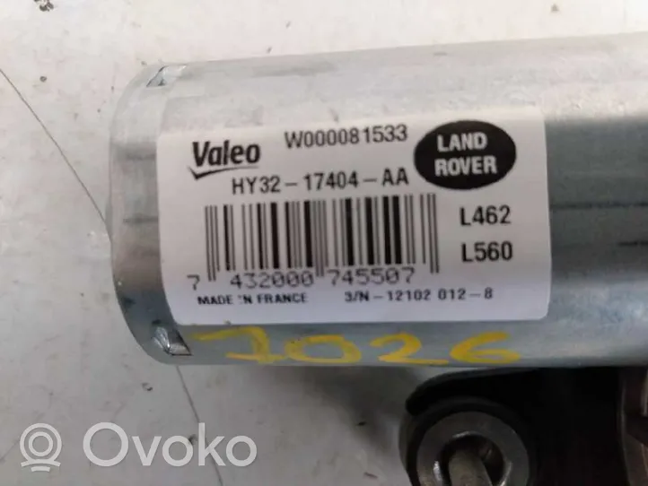 Land Rover Discovery 5 Moteur d'essuie-glace arrière HY3217404AA