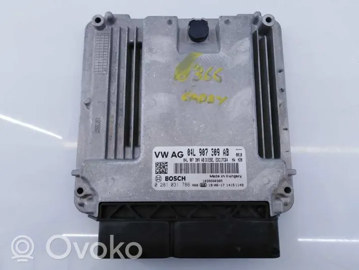 Volkswagen Caddy Sterownik / Moduł ECU 04L907309AB