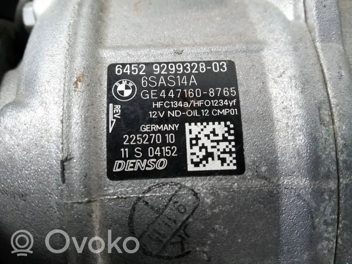 BMW M3 Ilmastointilaitteen kompressorin pumppu (A/C) 4471608765