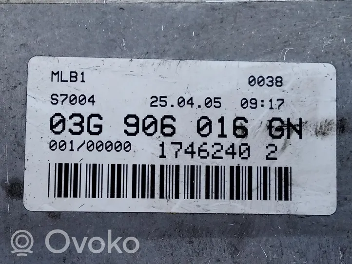 Audi A4 S4 B6 8E 8H Calculateur moteur ECU 03G906016GN