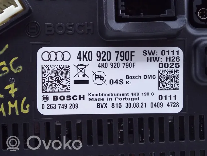 Audi Q7 4M Tachimetro (quadro strumenti) 4K0920790F